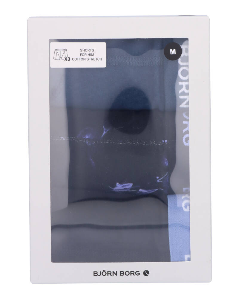 Björn Borg Cotton Stretch Shorts 3-Pack Str. M   3 stk.