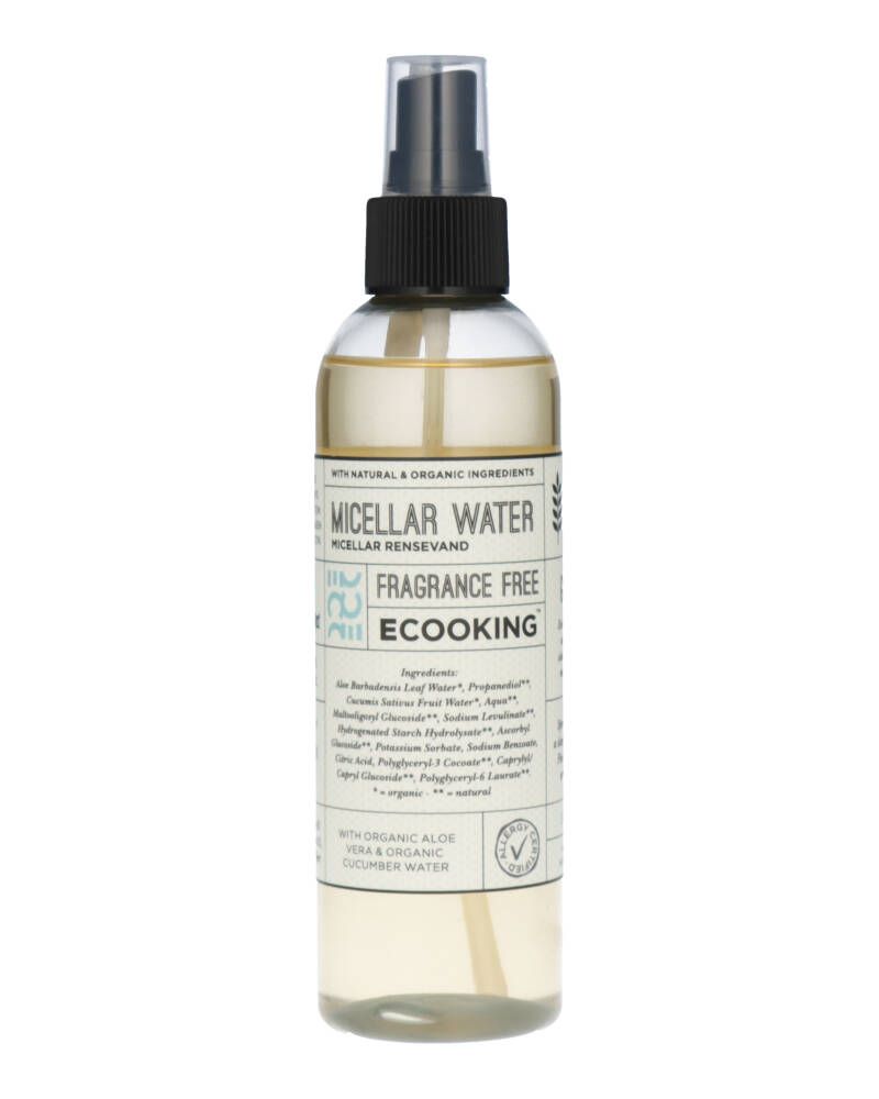 Ecooking Micellar Water Fragrance-Free (U) 200 ML Health & Beauty Personal Care Cosmetics Skin Facial Cleansers Beautycos