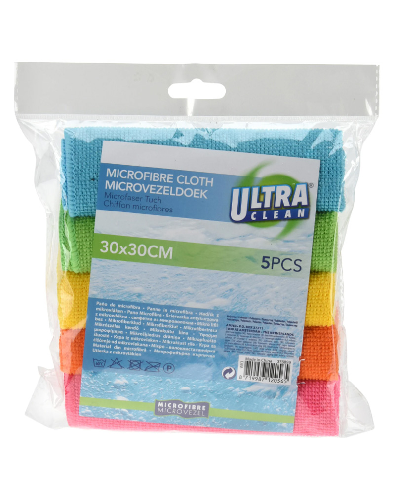 Ultra Clean Microfibre Cloth   5 stk.