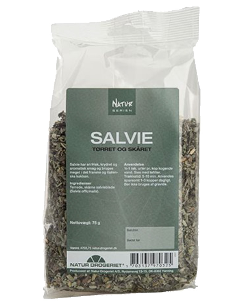 Natur Drogeriet Tørret Og Skåret Salvie 75 G Food Beverages & Tobacco Tea Infusions Beautycos