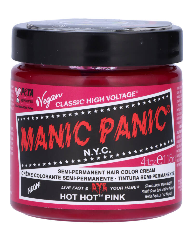 Manic Panic Semi-Permanent Color Cream Hot Pink 118 ML Health & Beauty Personal Care Hair Beautycos