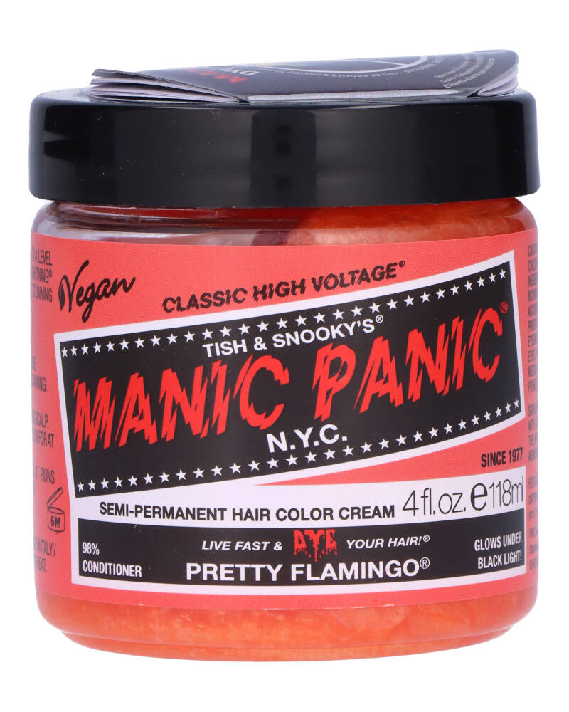 Manic Panic Semi-Perminent Color Cream Pretty Flamingo 118 ML Health & Beauty Personal Care Hair Beautycos