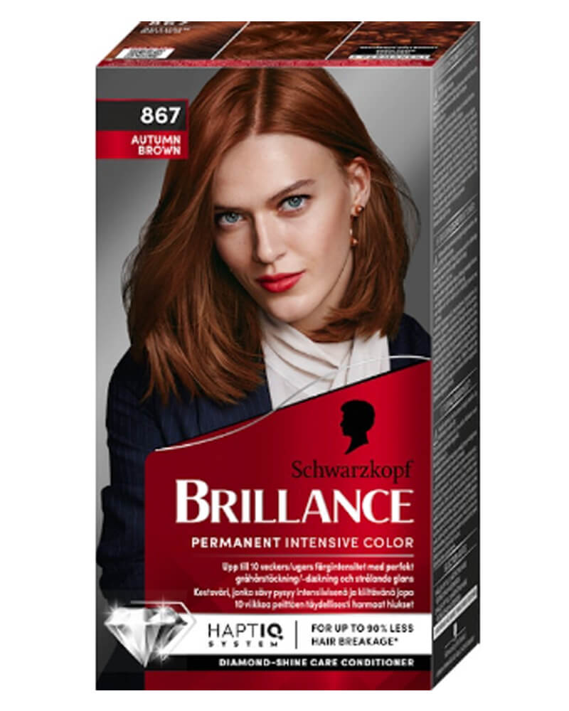 Schwarzkopf Brillance 867 Autumn Brown (U) 160 ML Health & Beauty Personal Care Hair Color Beautycos