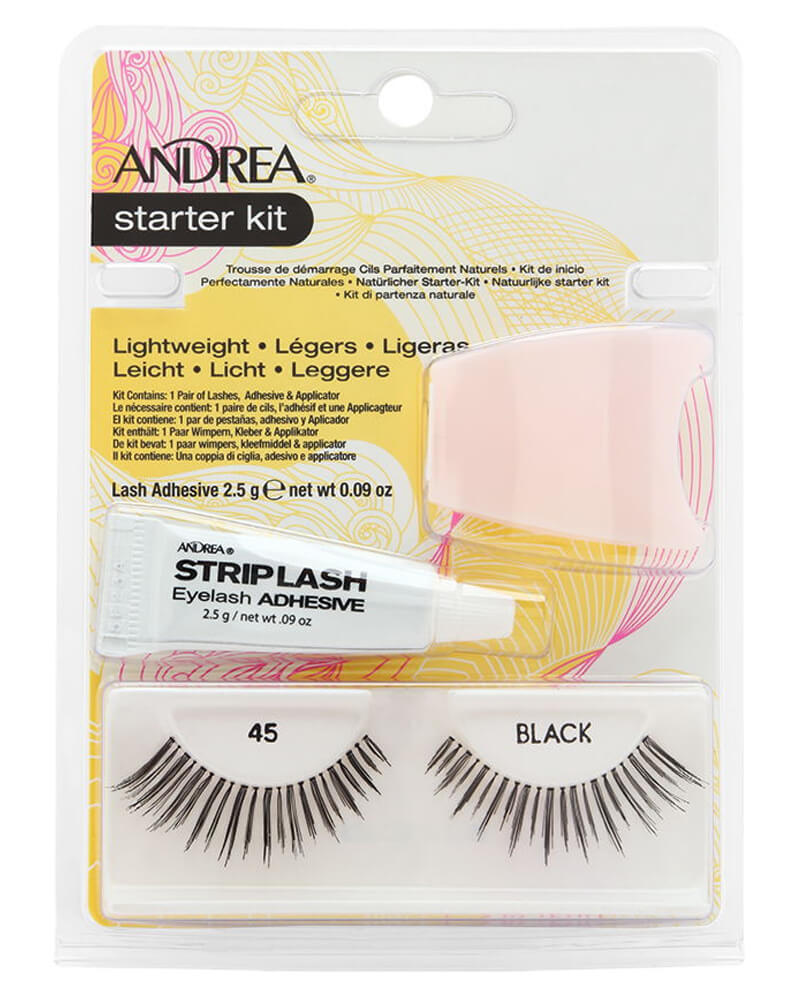 Andrea Starter Kit Lashes Black 45 Health & Beauty Personal Care Cosmetics Makeup Eye False Eyelashes Beautycos