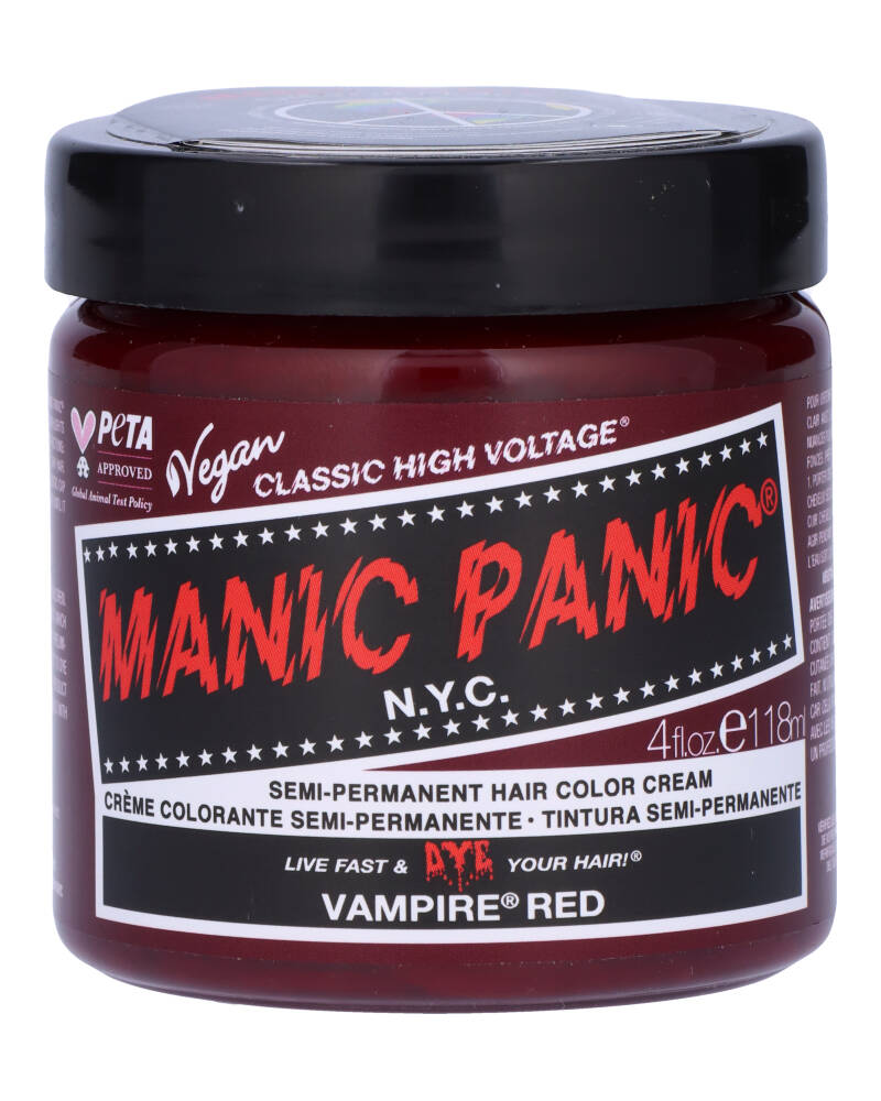 Manic Panic Semi-Permanent Color Cream Vampire Red 118 ML Health & Beauty Personal Care Hair Beautycos