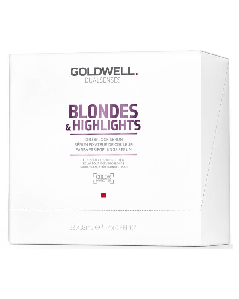 Goldwell Blondes Highlights Intensive Conditioning Serum 12 X (U) 18 ML Health & Beauty Personal Care Hair Beautycos