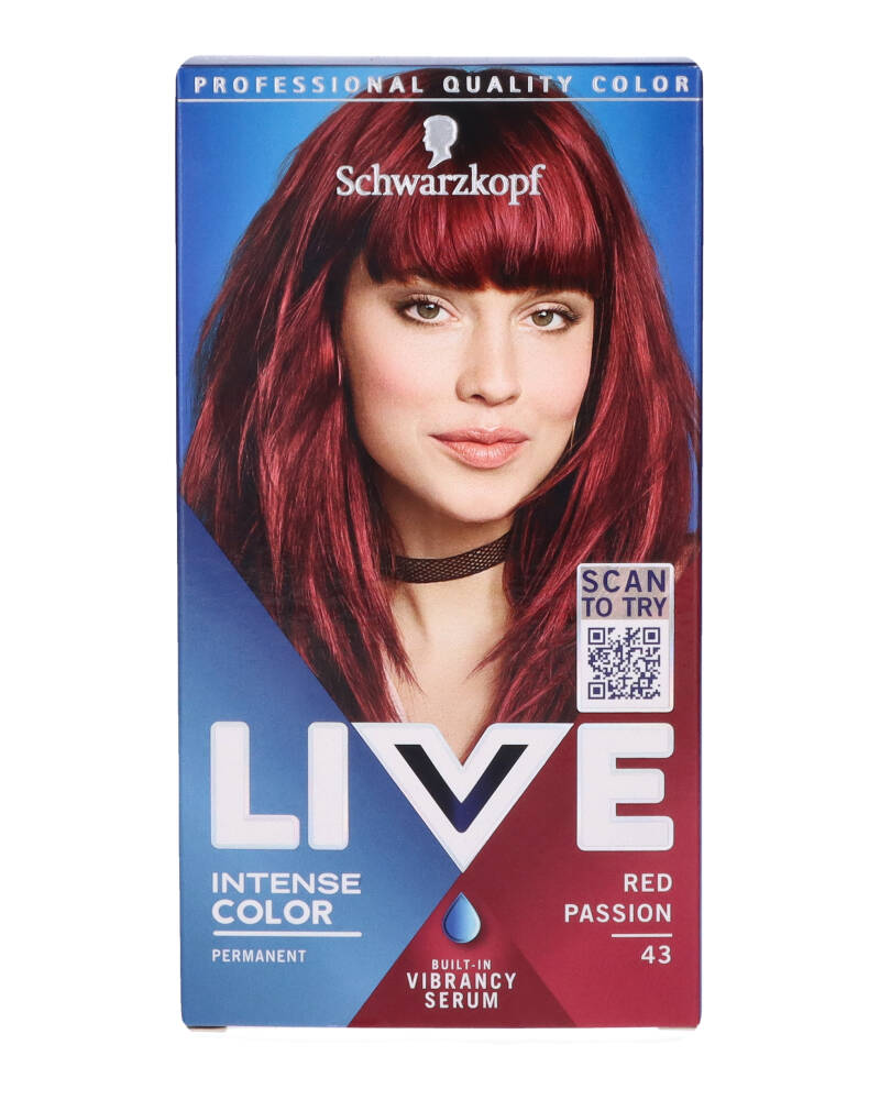 Schwarzkopf Live #43 Red Passion (U) 142 ml