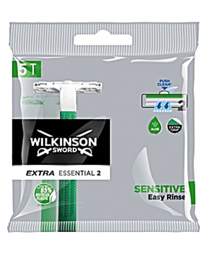 Wilkinson Sword Extra Essential 2 - Sensitive Easy Rinse 5 Stk Health & Beauty Personal Care Shaving Grooming Razors Razor Blades Beautycos