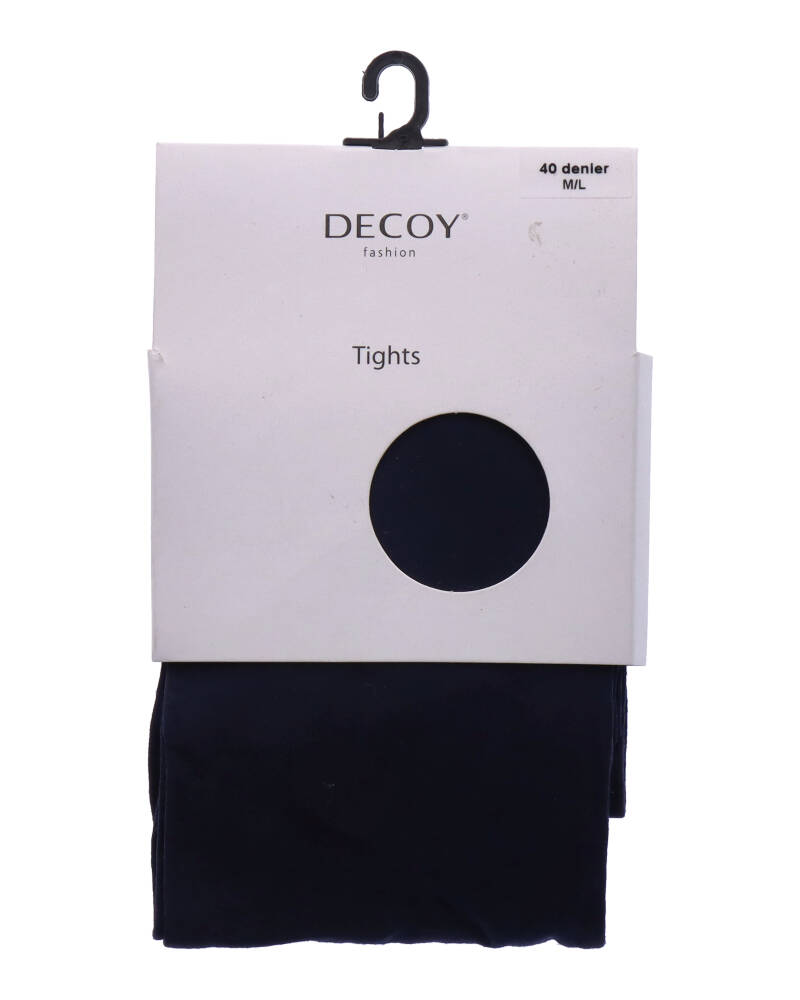 Decoy Fashion Tights (40 Den) Navy M L Apparel & Accessories Clothing Underwear Socks Beautycos