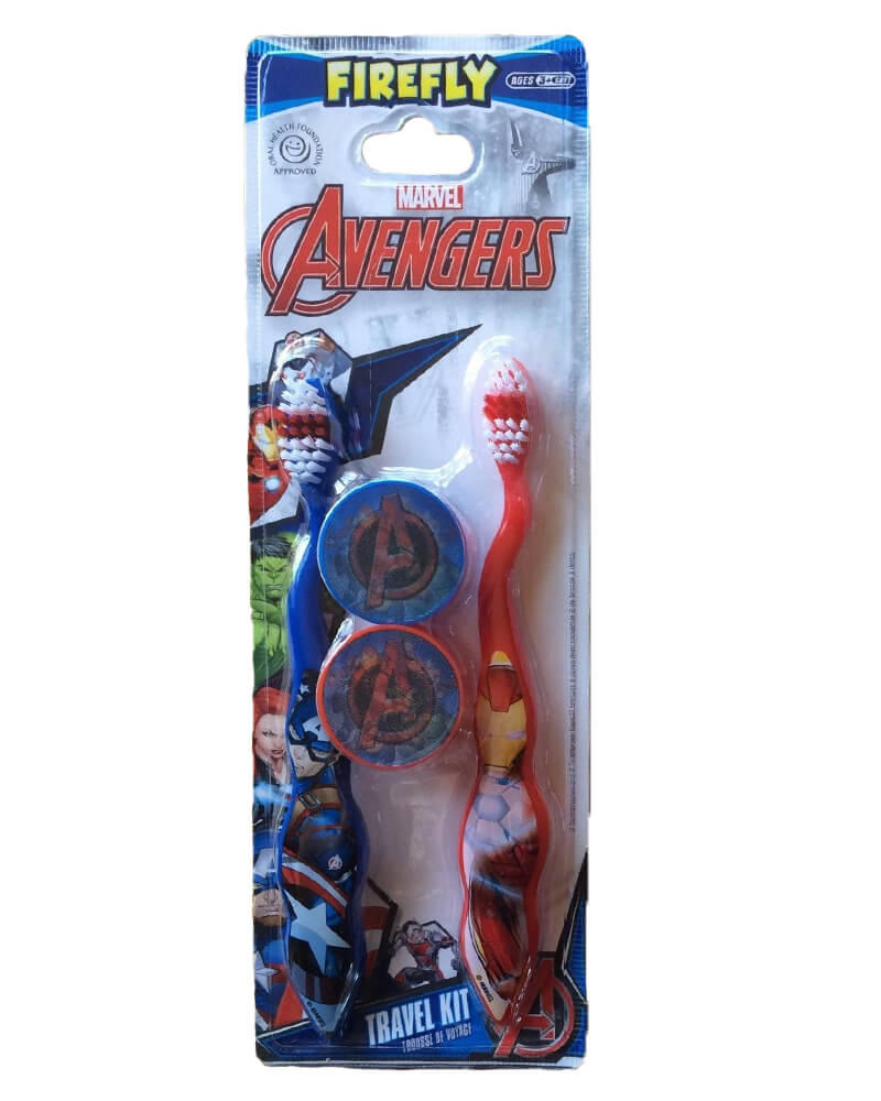 Marvel Avengers Travel Kit Tandbørster (3+ år)