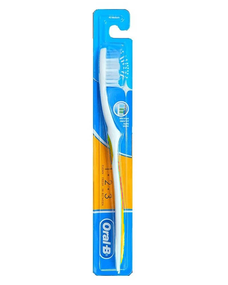 Oral B 123 Tandbørste Orange Health & Beauty Personal Care Toothbrushes Beautycos