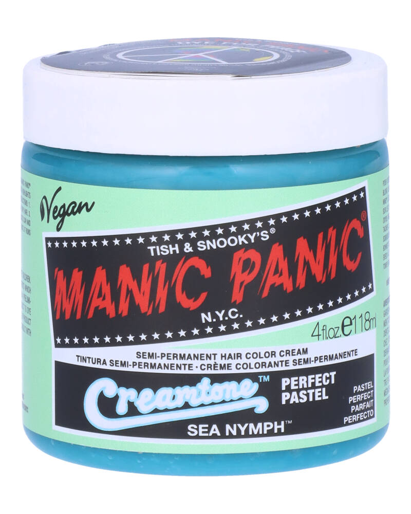 Manic Panic Semi-Permanent Color Cream Sea Nymph 118 ML Health & Beauty Personal Care Hair Beautycos