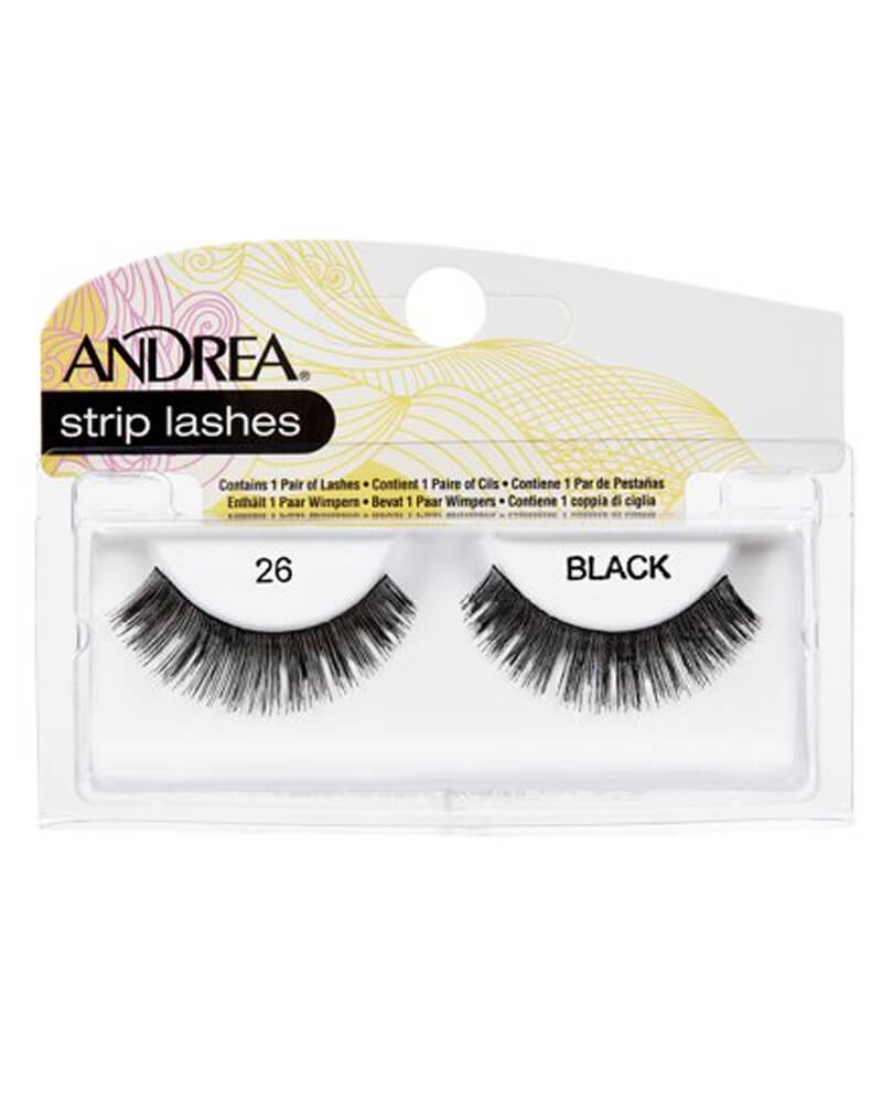 Andrea Strip Lashes Black 26 Health & Beauty Personal Care Cosmetics Makeup Eye False Eyelashes Beautycos