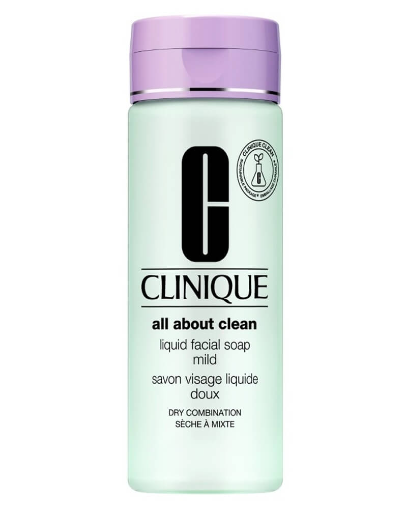 Clinique Liquid Facial Soap Mild - Dry Combination 200 ML Health & Beauty Personal Care Cosmetics Skin Cleansers Beautycos