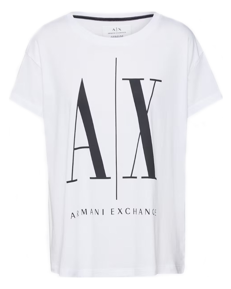 Armani Exchange Icon Period Women T-Shirt Hvid Str. S