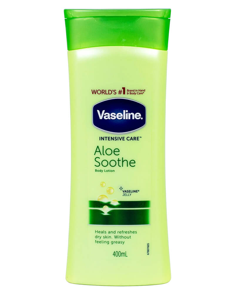 Vaseline Intensive Care Aloe Soothe (Stor) 400 ML Health & Beauty Personal Cosmetics Skin Lotion Moisturizer Beautycos