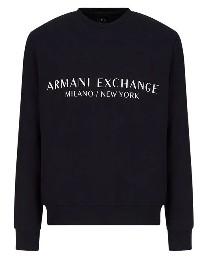 Armani Exchange Man Sweatshirt Black M Apparel & Accessories Clothing Shirts Tops Beautycos
