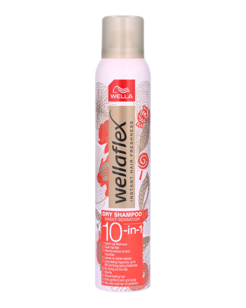 Wella Wellaflex Sweet Sensation Dry Shampoo 180 ML Health & Beauty Personal Care Hair Styling Products Beautycos