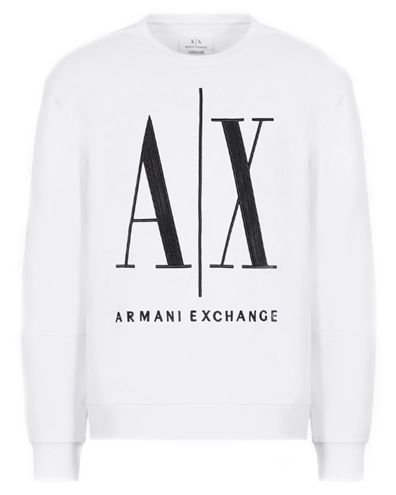 Armani Exchange Man Sweatshirt White XXL