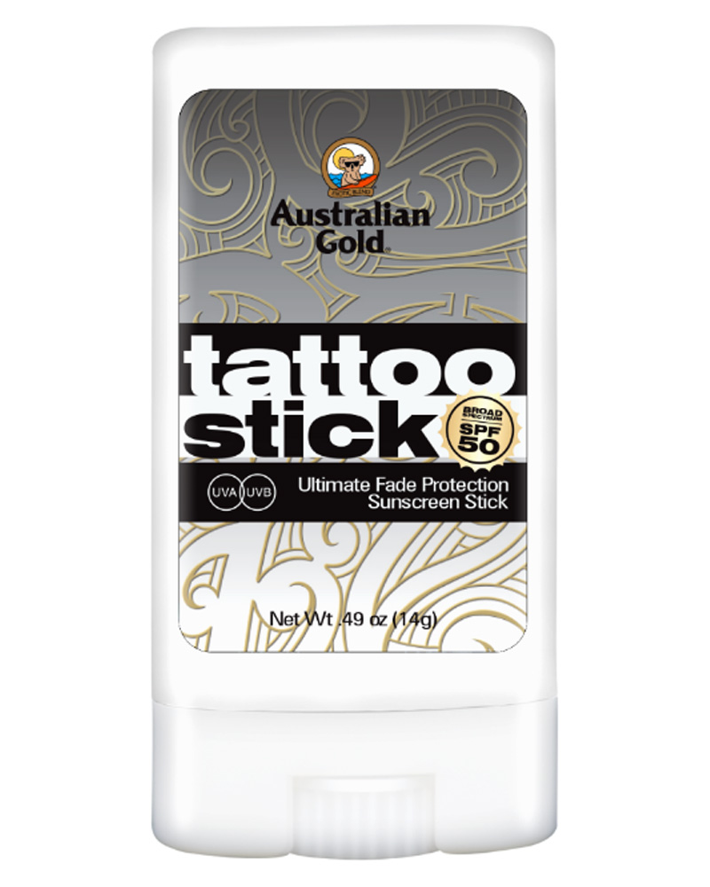 Australian Gold Tattoo Stick Spf 50 14 G Health & Beauty Personal Care Cosmetics Skin Lip Balms Treatments Beautycos