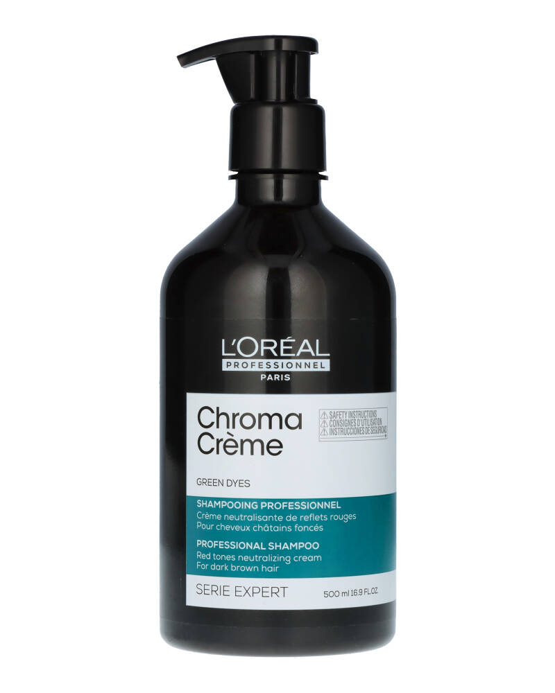 Loreal Chroma Créme Green Dyes Shampoo 500 ML Health & Beauty Personal Care Hair Conditioner Beautycos