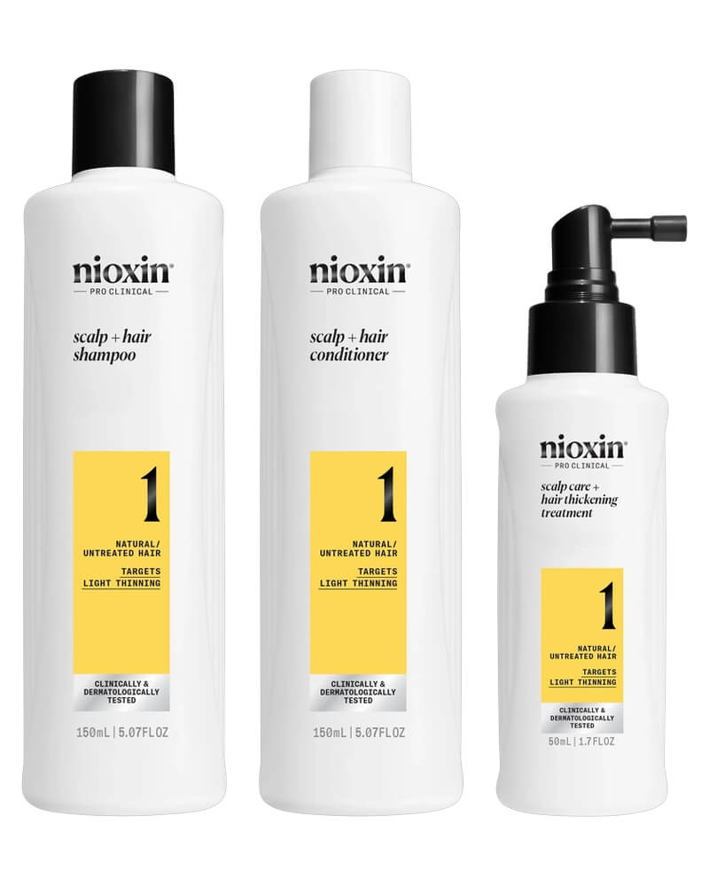 Nioxin System 1 Loyalty Kit 300 ML 2 Stk Health & Beauty Personal Care Hair Shampoo Conditioner Conditioners Beautycos