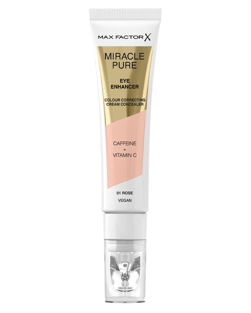 Max Factor Mircale Pure Eye Enhancer 01 Rose 10 ML Health & Beauty Personal Care Cosmetics Makeup Face Foundations Concealers Beautycos