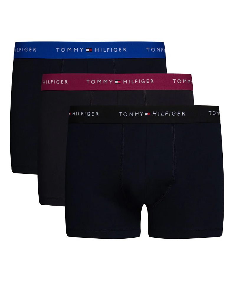 Tommy Hilfiger Signature Cotton Essentials Trunk 3-Pack Str. S