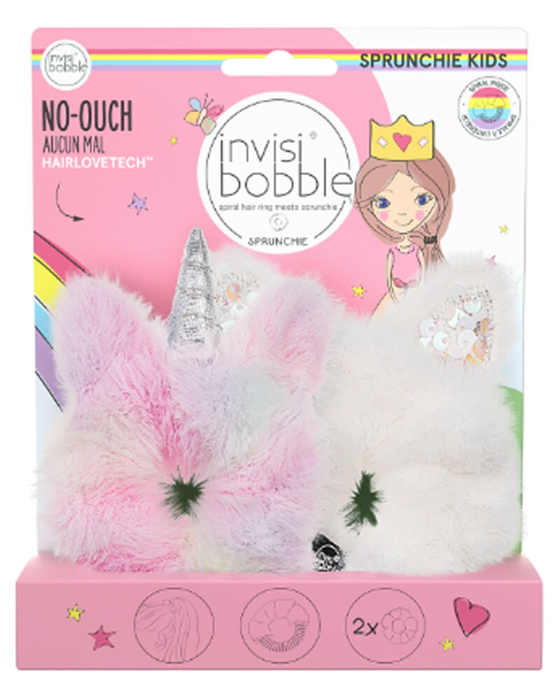 Invisibobble Kids Sprunchie Bunnycorn 2 Stk Apparel & Accessories Clothing Hair Ponytail Holders Beautycos