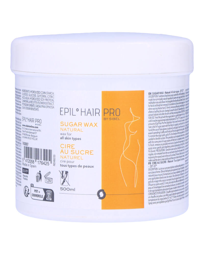 Sibel Sugar Wax All Skin Types - Art P000318 500 ML Health & Beauty Personal Care Shaving Grooming Hair Removal Beautycos