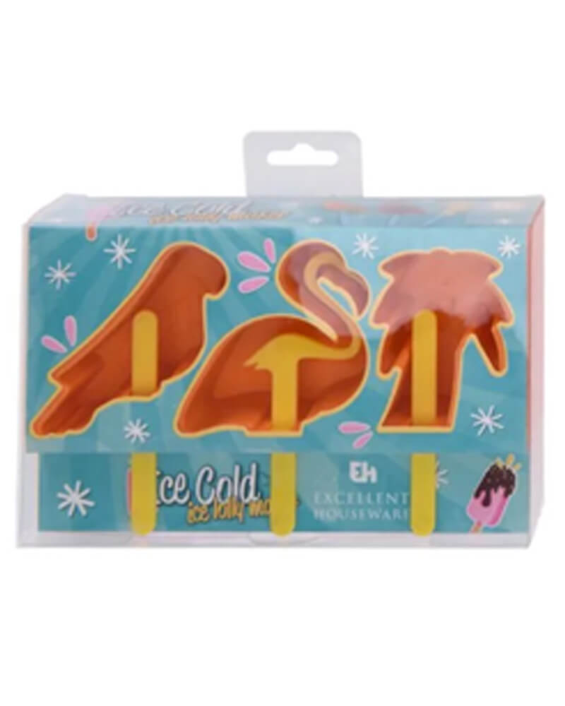 Excellent Houseware Ispindeforme Flamingo Orange (U)   3 stk.