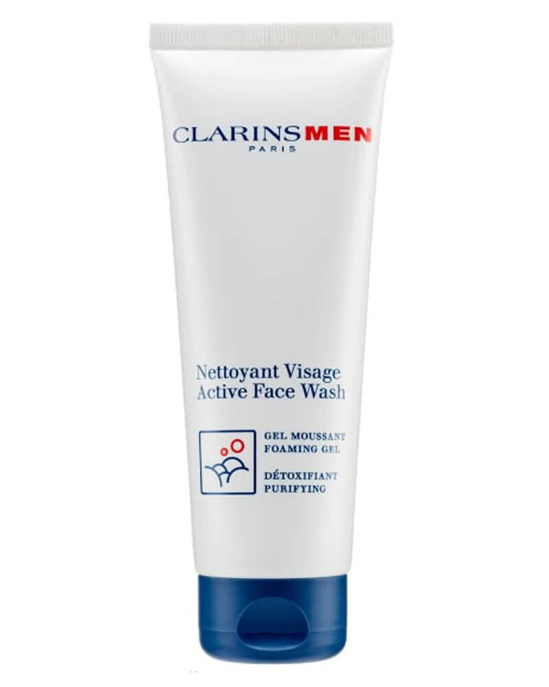 Clarins Men Active Face Wash Foaming Gel 125 ML Health & Beauty Personal Care Cosmetics Skin Facial Cleansers Beautycos