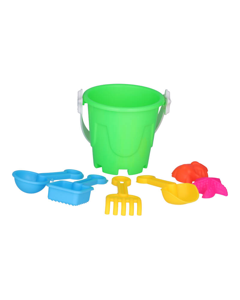 Excellent Houseware Mini Set Giochi da Spiaggia Verde