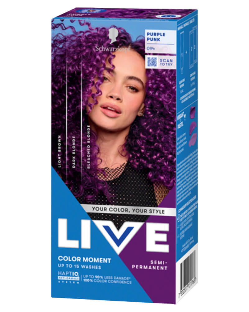 Schwarzkopf Live Intense Purple Punk 094 50 ML Health & Beauty Personal Care Hair Color Beautycos