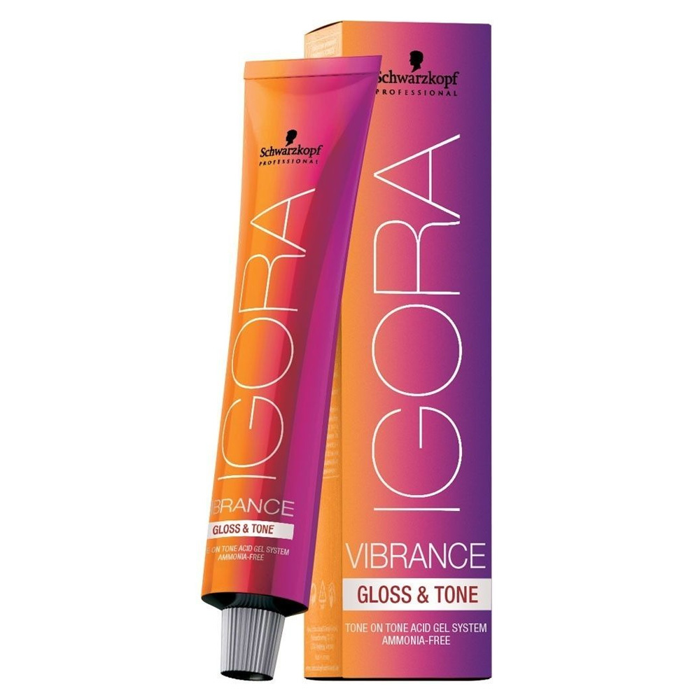 Schwarzkopf Igora Vibrance Gloss And Tone 8-0 (U) 60 ML Health & Beauty Personal Care Hair Color Beautycos