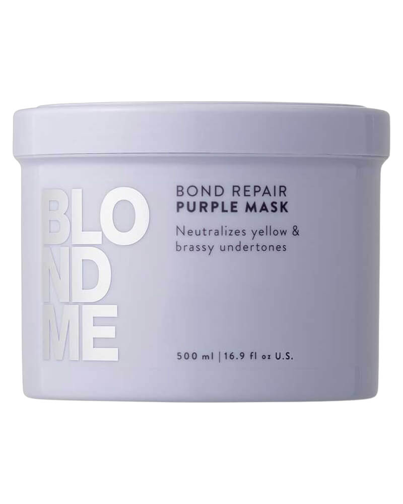 Schwarzkopf Blondme Bond Repair Purple Mask 500 ML Health & Beauty Personal Care Hair Beautycos