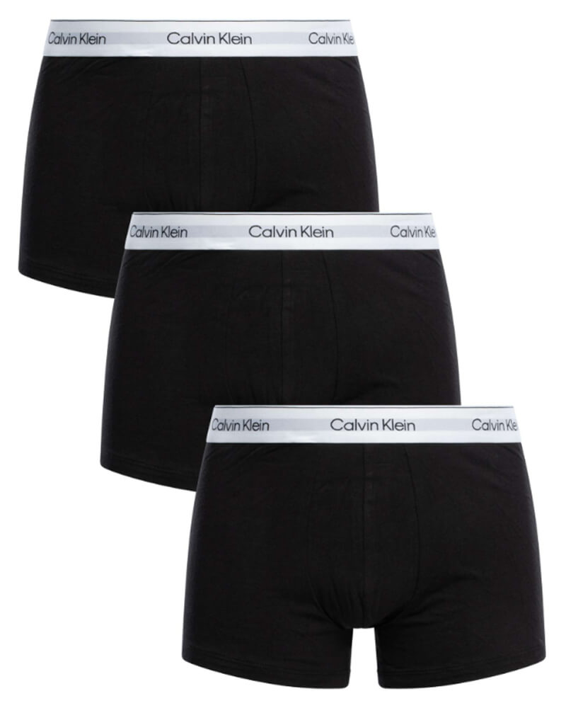 Calvin Klein Extra-Soft Cotton Stretch Shorty Trunks 3-Pak Str. 3XL   3 stk.