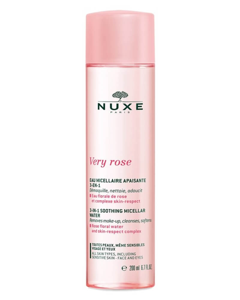 Nuxe Very Rose 3-In-1 Soothing Micellar Water (U) 200 ML Health & Beauty Personal Care Cosmetics Skin Facial Cleansers Beautycos
