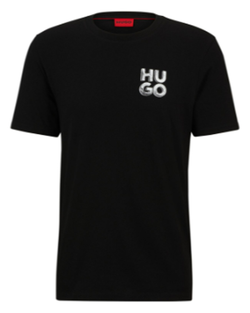 Hugo Boss Detzington241 T-Shirt Sort Str M Arts & Entertainment Party Celebration Gift Giving Beautycos