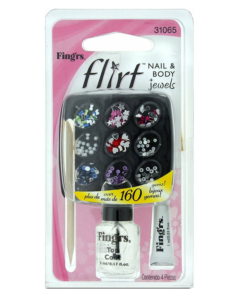 Fingrs Flirt Nail And Body Jewels Health & Beauty Personal Care Cosmetics Art Kits Accessories Beautycos
