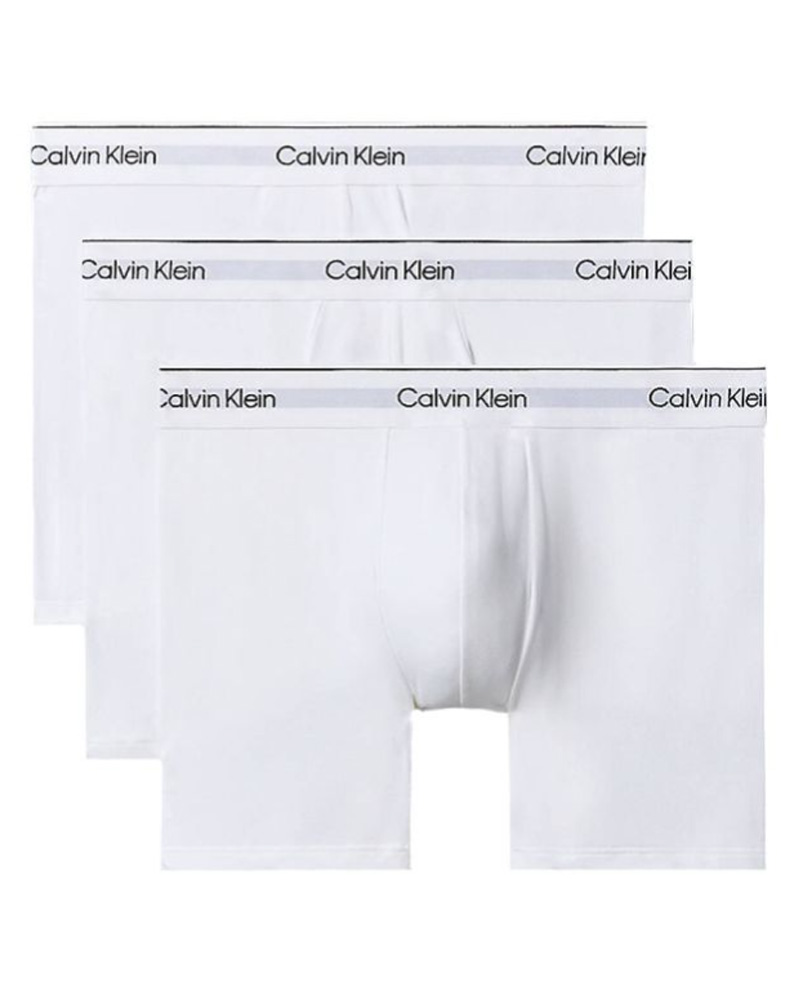 Calvin Klein Boxer Brief Cotton Stretch 3-Pak Hvid Str XL 3 Stk Apparel & Accessories Clothing Underwear Socks Beautycos