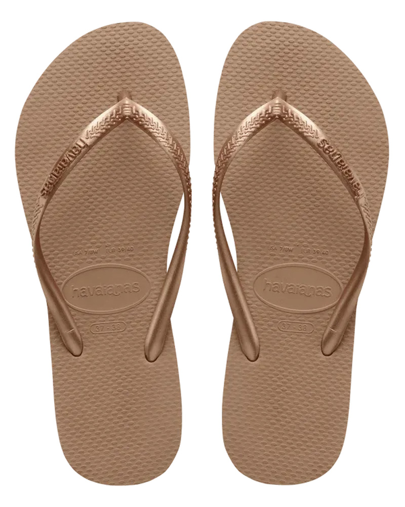 Havaianas Slim - Rosa guld - Str. 41/42