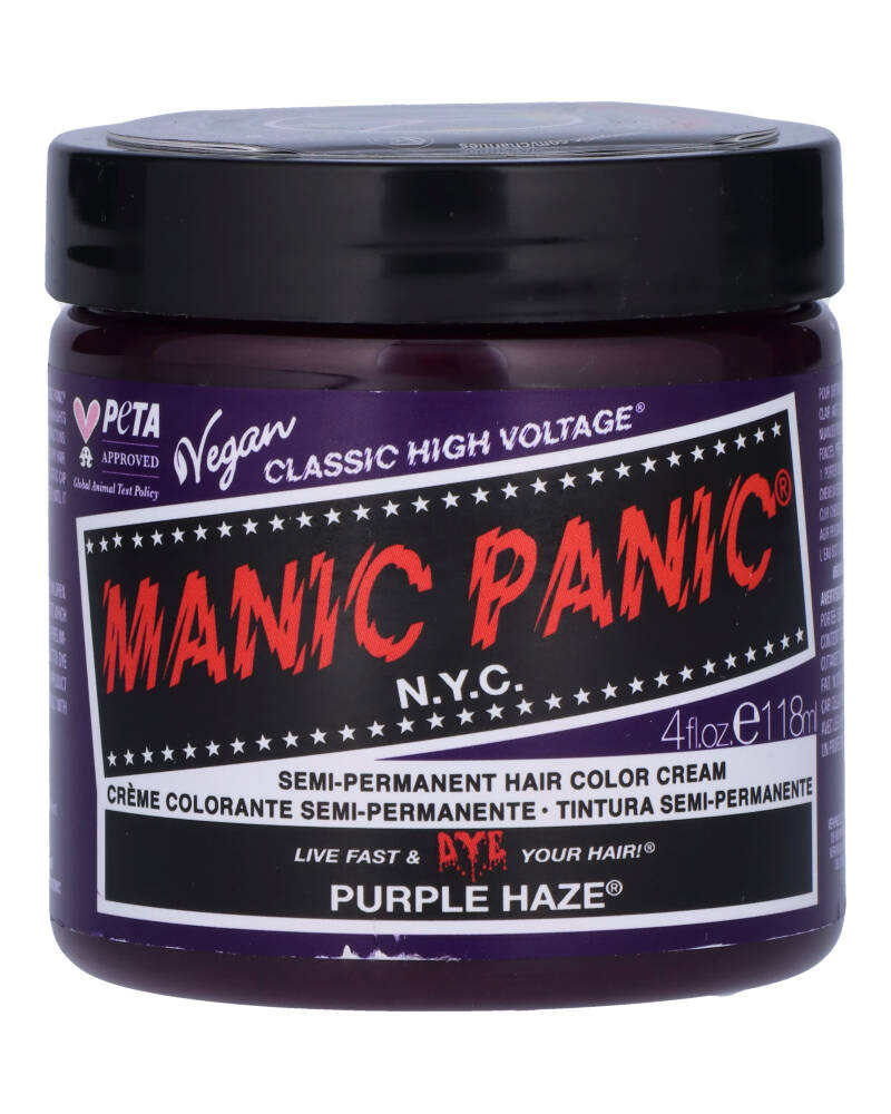 Manic Panic Semi-Permanent Color Cream Purple Haze 118 ML Health & Beauty Personal Care Hair Beautycos