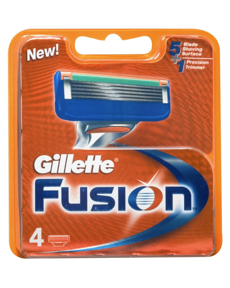 Gillette Fusion 4 Pak Health & Beauty Personal Care Shaving Grooming Hair Clipper Trimmer Accessories Beautycos