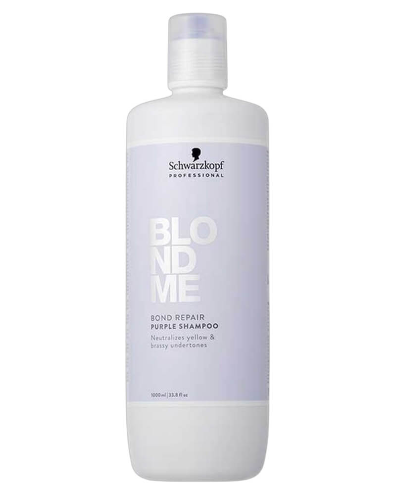 Schwarzkopf Blondme Bond Repair Purple Shampoo 1000 ML Health & Beauty Personal Care Hair Conditioner Beautycos