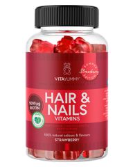 Vitayummy Hair & Nails Vitamins Strawberry Summer Edition