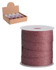 Excellent Houseware Nastro regalo glitterato rosso