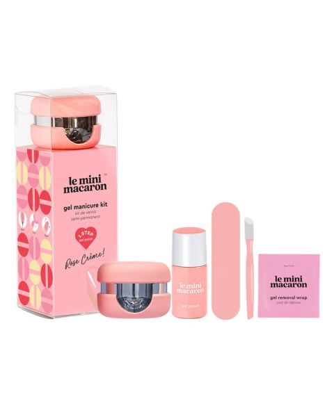 Le Mini Macaron Gel Manicure Kit Rose Creme (U)