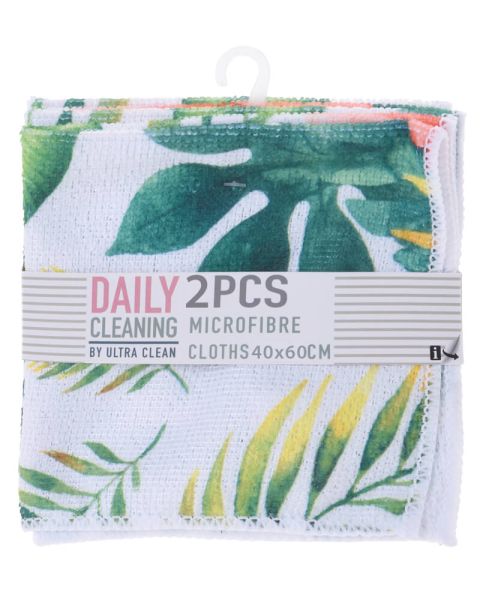 Ultra Clean Mikrofiberklude Blomster (U)