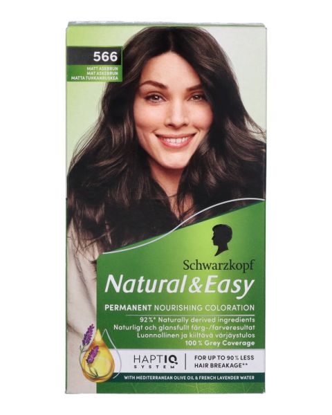 Schwarzkopf Natural & Easy 566 Mat Askebrun
